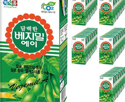 가성비최고 담백한 베지밀A 검은콩두유 190ml x 80팩 베스트상품